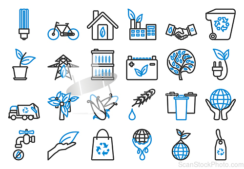 Image of Ecology Icon Set