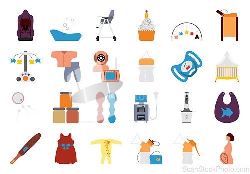 Image of Motherhood Icon Set