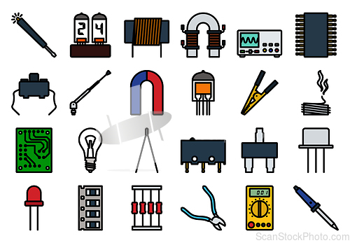 Image of Soldering Icon Set