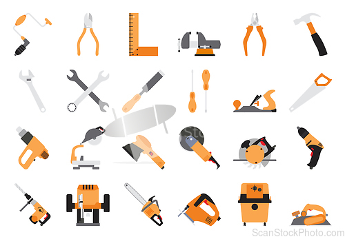 Image of Tools Icon Set