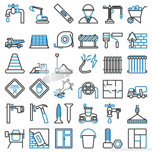 Image of Construction Icon Set