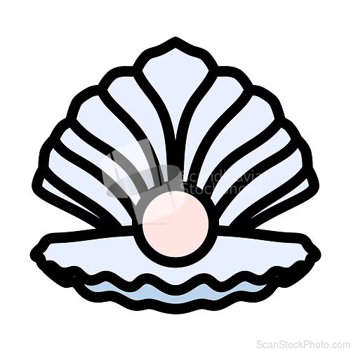 Image of Open Seashell Icon