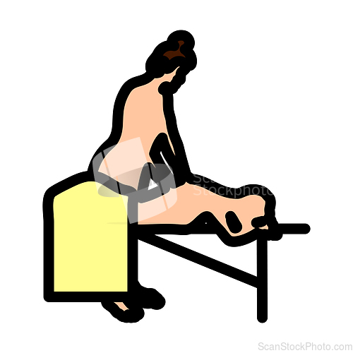 Image of Woman Massage Icon