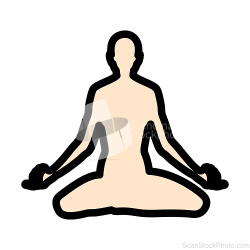 Image of Lotus Pose Icon