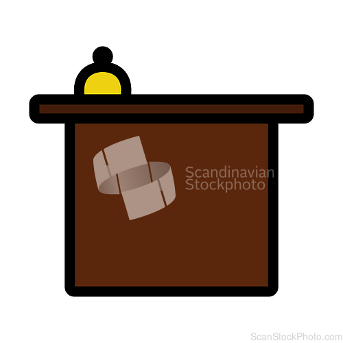 Image of Hotel Reception Desk Icon
