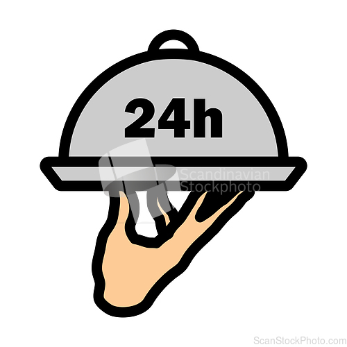 Image of 24 Hour Room Service Icon