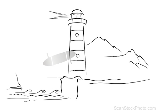 Image of Lighthouse on the coast