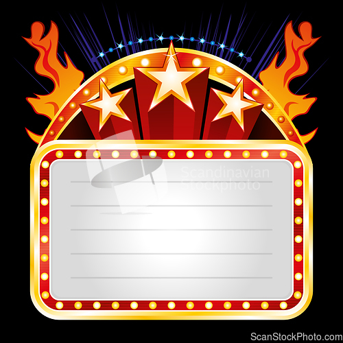Image of Hot event invitation sign