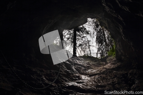 Image of Smocza Jama cave in Poland