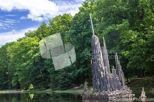 Image of Strange basalt columns in Kromalu, Germany