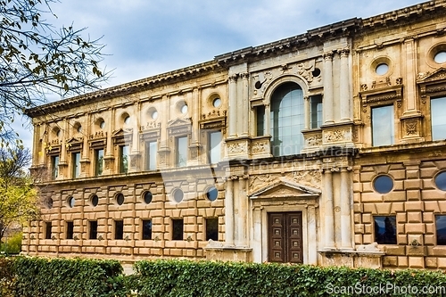 Image of Palace of Charles V in Alhambra, Spain