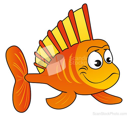 Image of Exotic orange fish