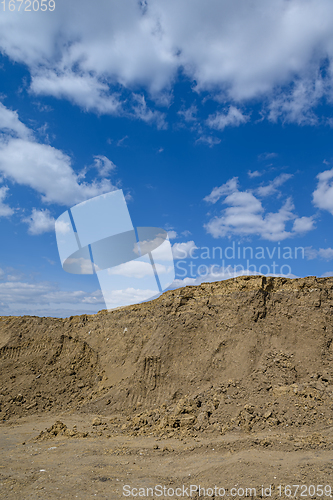 Image of developed sand or clay quarry
