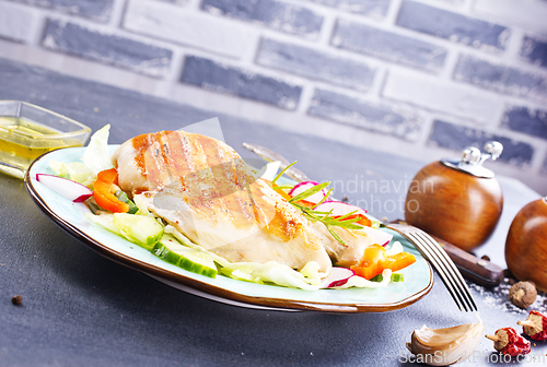 Image of Glazed Chicken breast in a honey Sweet and Sour marinade