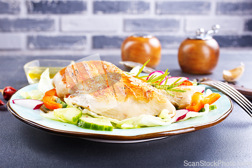 Image of Glazed Chicken breast in a honey Sweet and Sour marinade