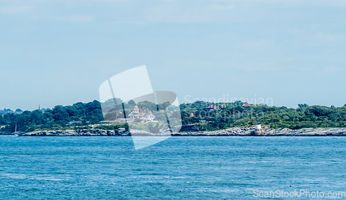 Image of castle hill lighthouse in newport rhode island