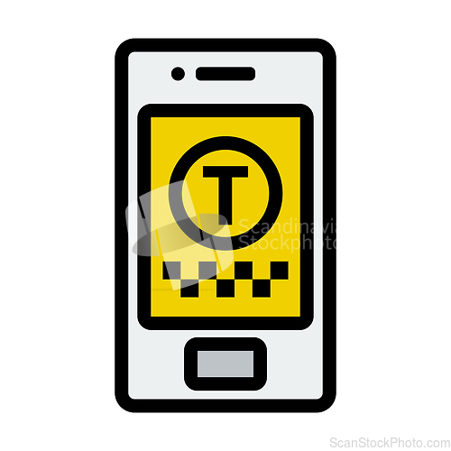 Image of Taxi Service Mobile Application Icon