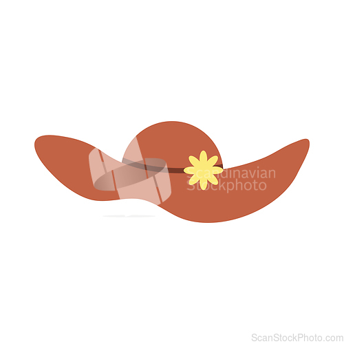 Image of Elegant Woman Hat Icon