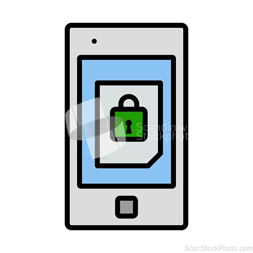 Image of Mobile Security Icon