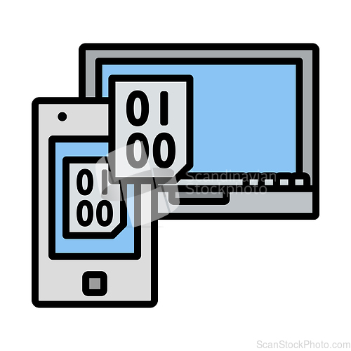 Image of Exchanging Data Icon