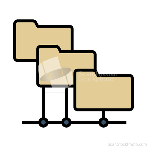 Image of Folder Network Icon