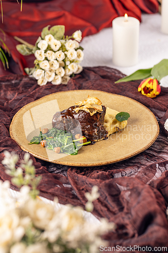 Image of Savor a romantic dinner with a succulent dish