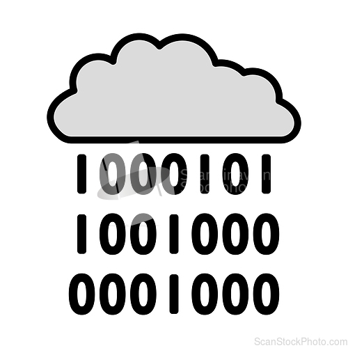 Image of Cloud Data Stream Icon
