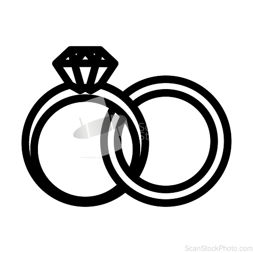 Image of Wedding Rings Icon