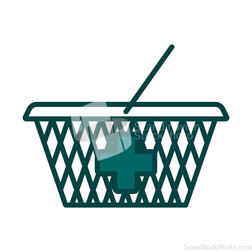 Image of Pharmacy Shopping Cart Icon