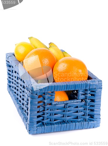 Image of basket with fruits