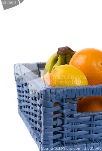 Image of basket with fruits