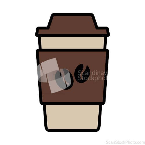 Image of Outdoor Paper Cofee Cup Icon