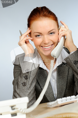 Image of Beautiful businesswoman