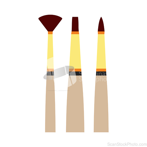 Image of Paint Brushes Set Icon