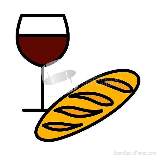 Image of Easter Wine And Bread Icon