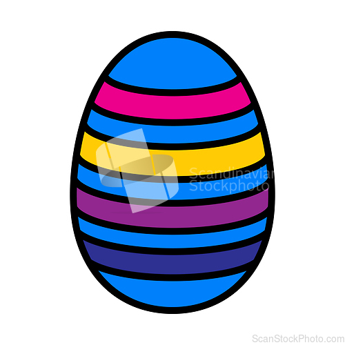 Image of Easter Egg With Ornate Icon