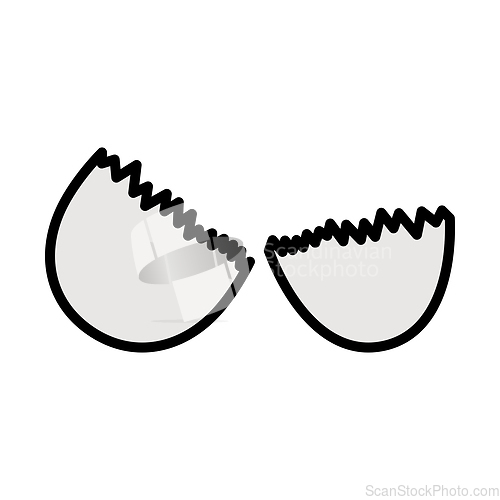 Image of Empty Egg Shell Icon