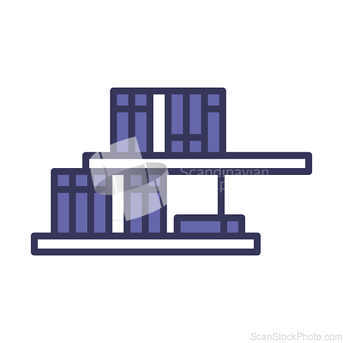 Image of Wall Bookshelf Icon