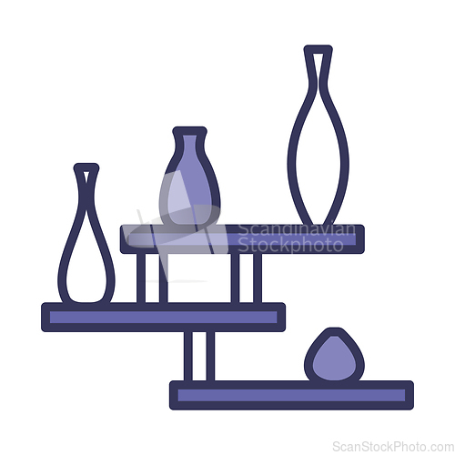 Image of Wall Bookshelf Icon