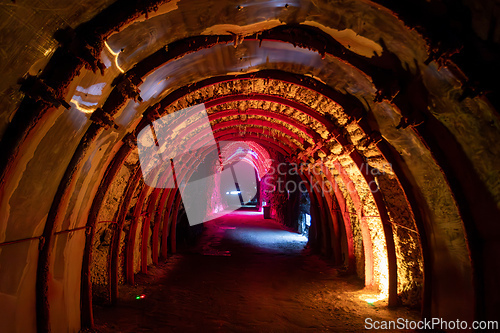 Image of Underground Catedral de Sal (Salt Cathedral) of Zipaquira, Colombia.