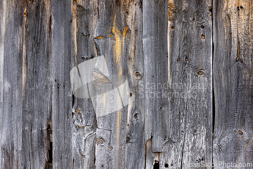 Image of Wooden wall with weathered texture and rustic charm captured in 