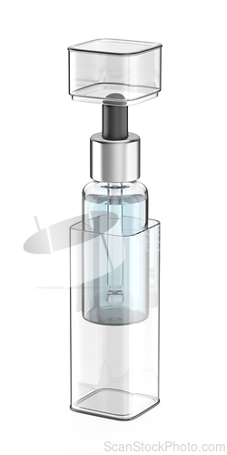 Image of Glass dropper bottle with a pipette