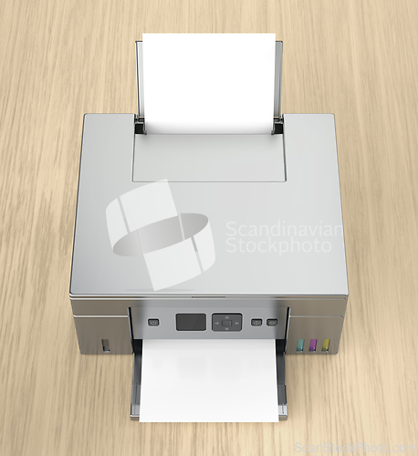 Image of Modern all-in-one inkjet color printer
