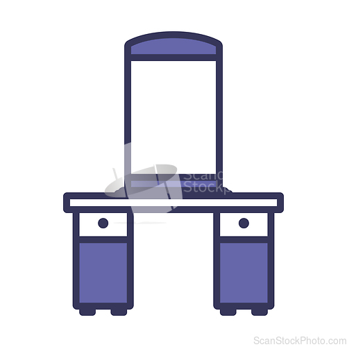 Image of Dresser With Mirror Icon