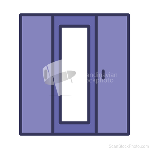 Image of Wardrobe With Mirror Icon