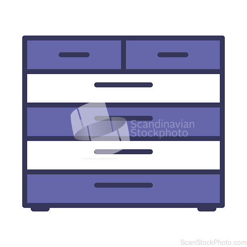 Image of Chest Of Drawers Icon
