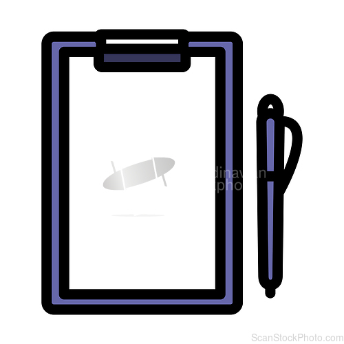 Image of Icon Of Tablet And Pen