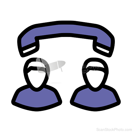 Image of Icon Of Telephone Conversation
