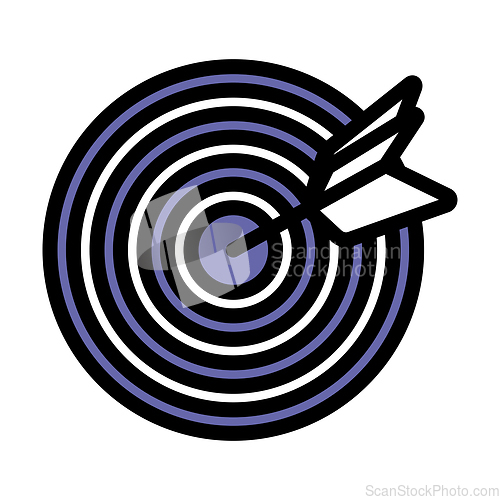 Image of Icon Of Target With Dart