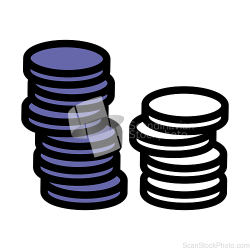 Image of Icon Of Stack Of Coins